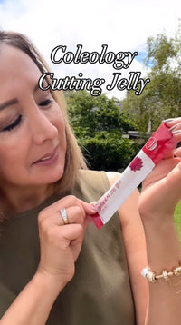 Customer using Colocut Cutting Jelly